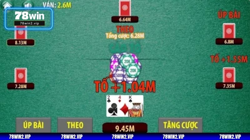 Giao diện game bài cào rùa sống động, thu hút người chơi