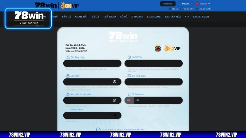 Truy cập đúng trang chủ hoặc ứng dụng chính thức của 78WIN